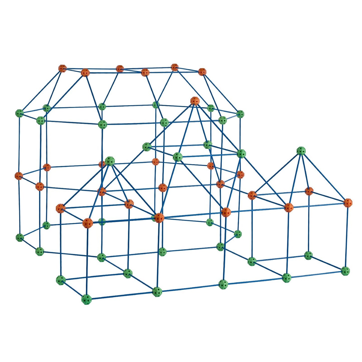 Tent Fort Building Kit For Kids STEM Construction Toy Set Castle 180PCS