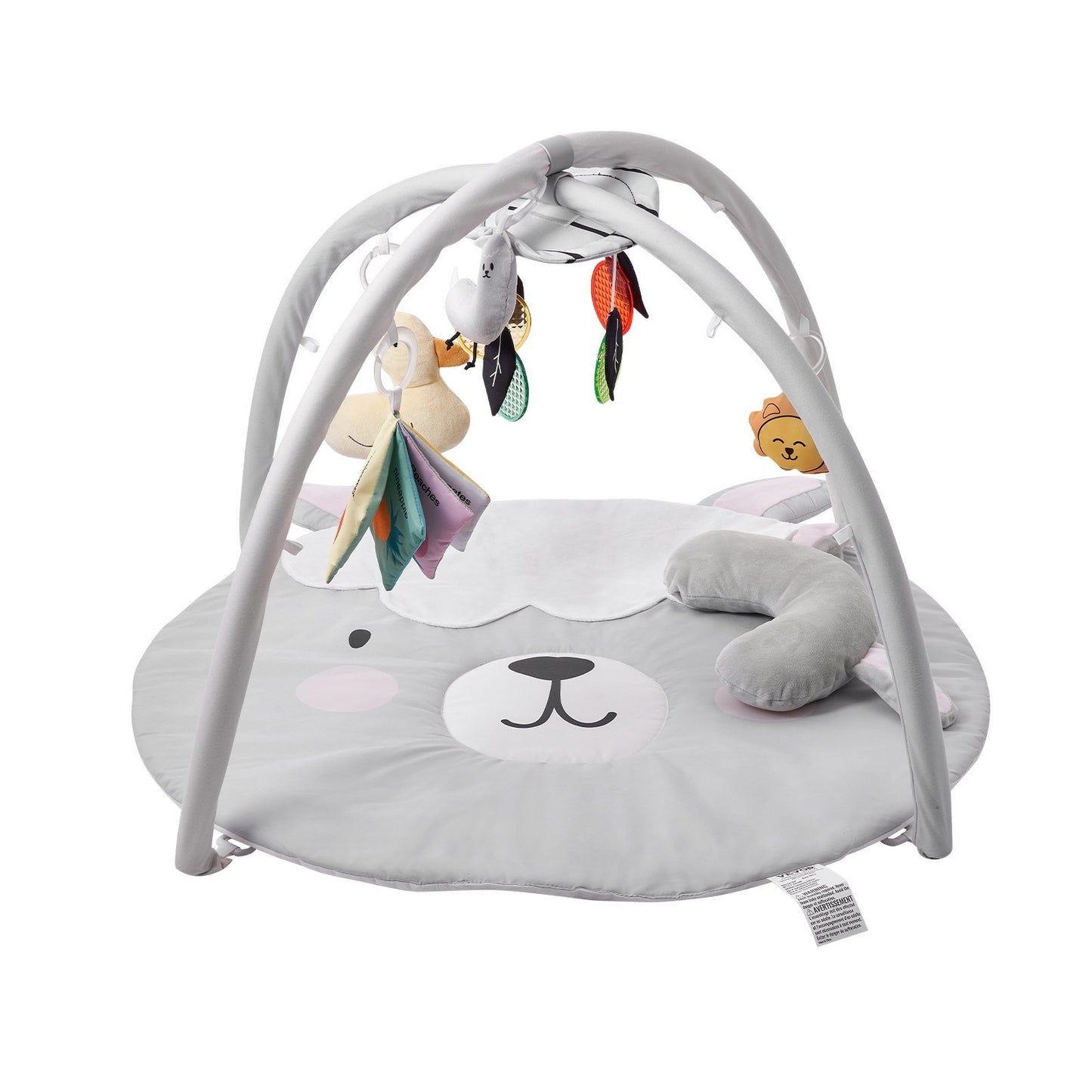 Baby Play Gym Mat Tummy Time Activity Mat With 5 Sensory Toys