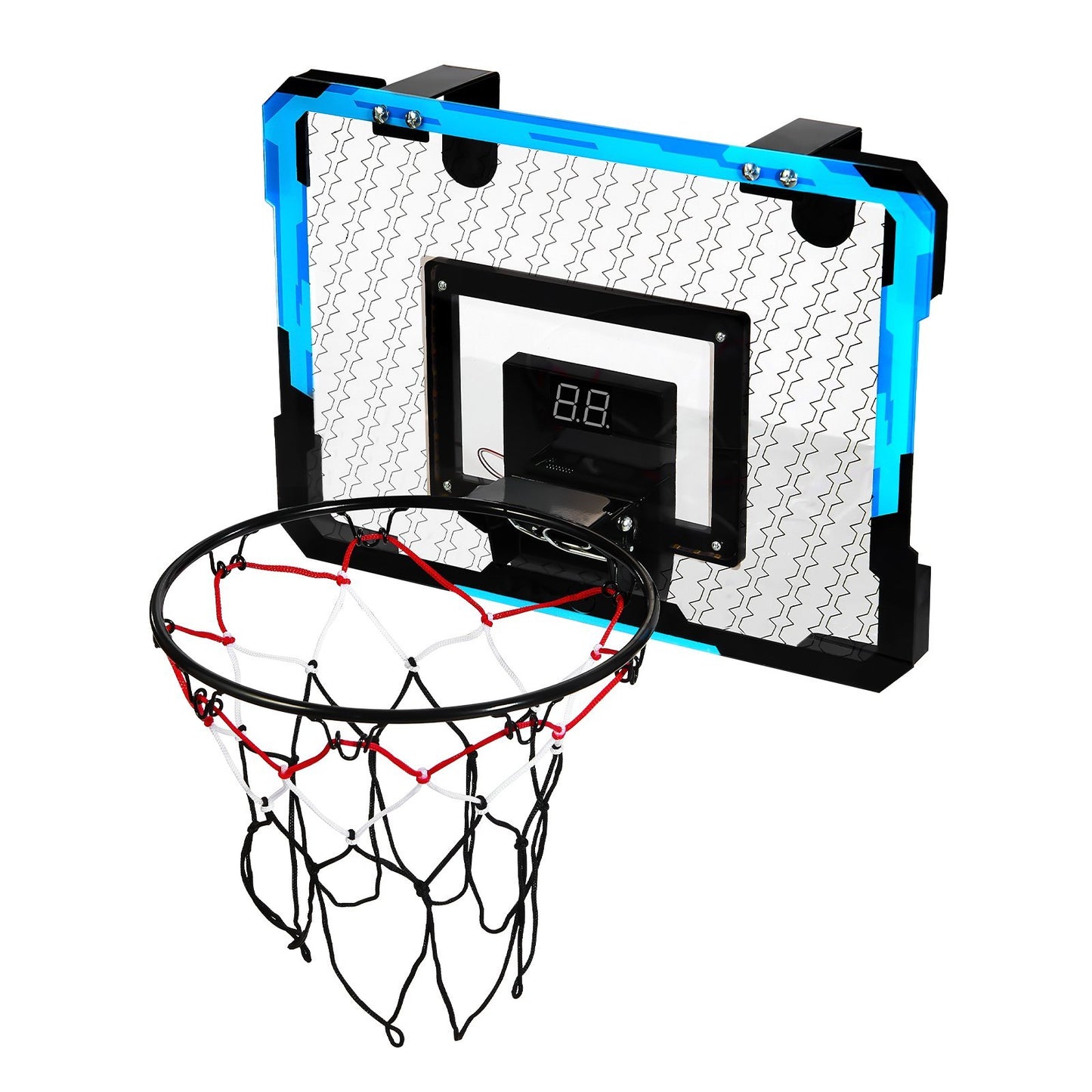 Kids Basketball Hoop With LED Lights & Audio Scoreboard Indoor Basketball Hoop