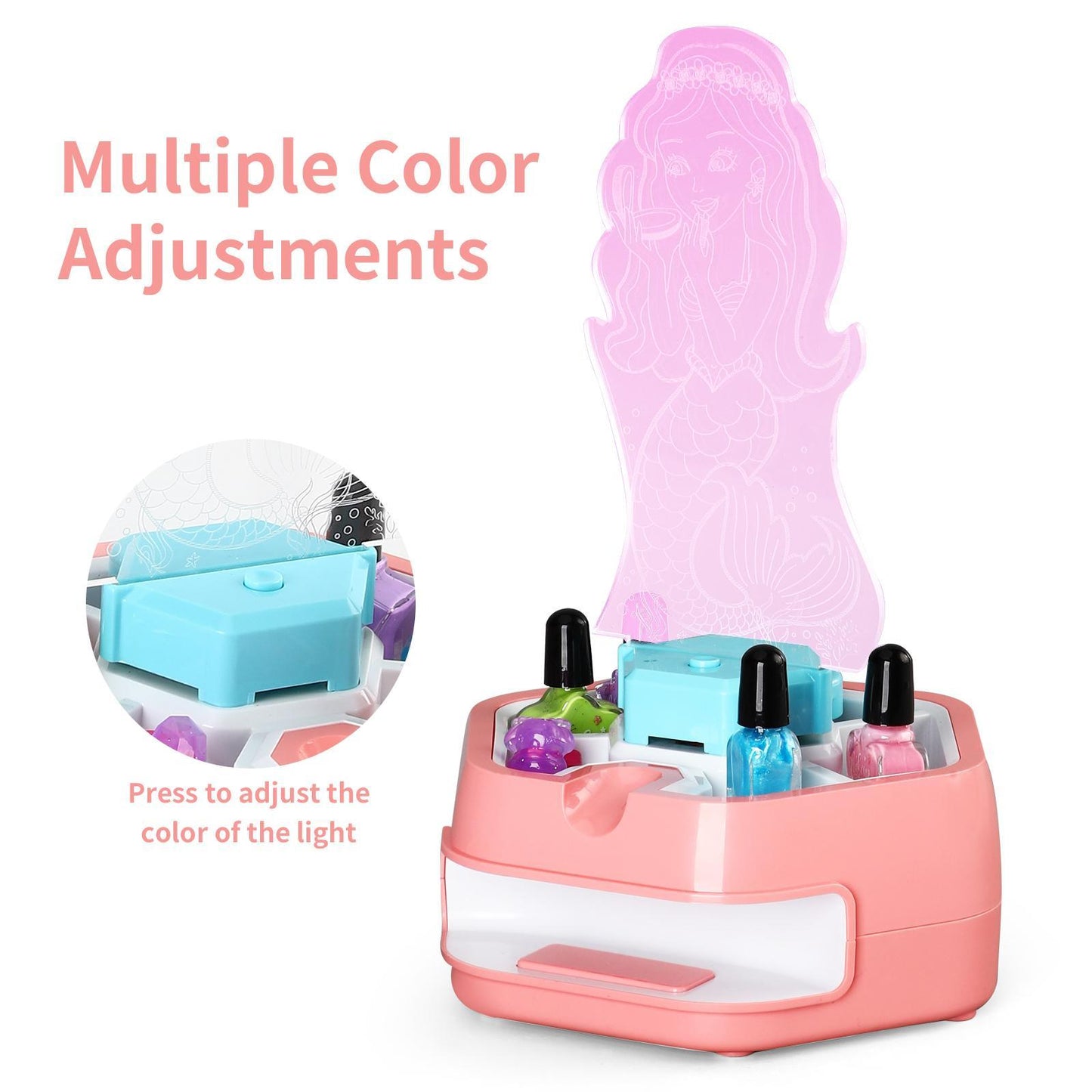 Kids Makeup And Nail Art Spray Set Toys Creative Playtime Fun Kids Fun Nail Art Perfect Holiday Gift