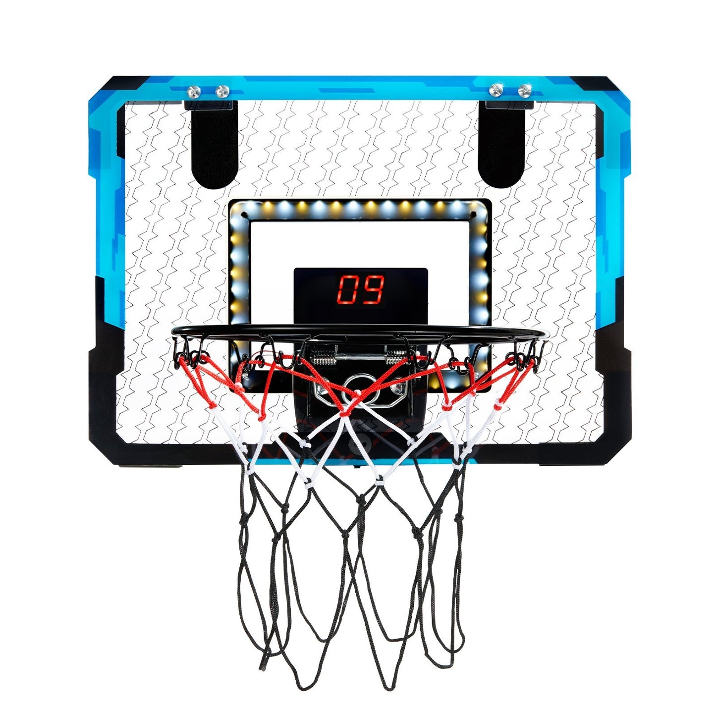 Kids Basketball Hoop With LED Lights & Audio Scoreboard Indoor Basketball Hoop