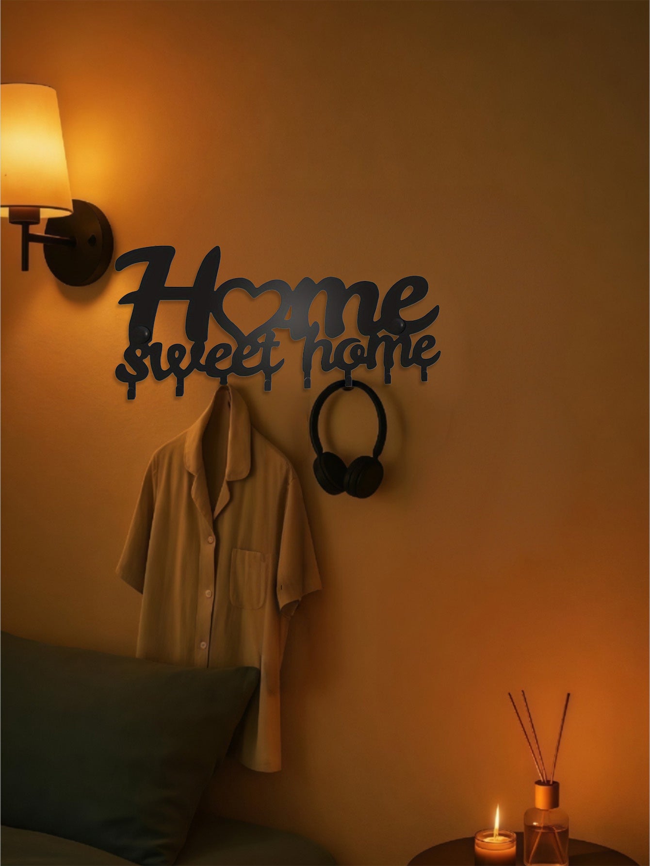 Sleek Adhesive Key Holder - Metal Key Holder Wall Mount W Contemporary Design