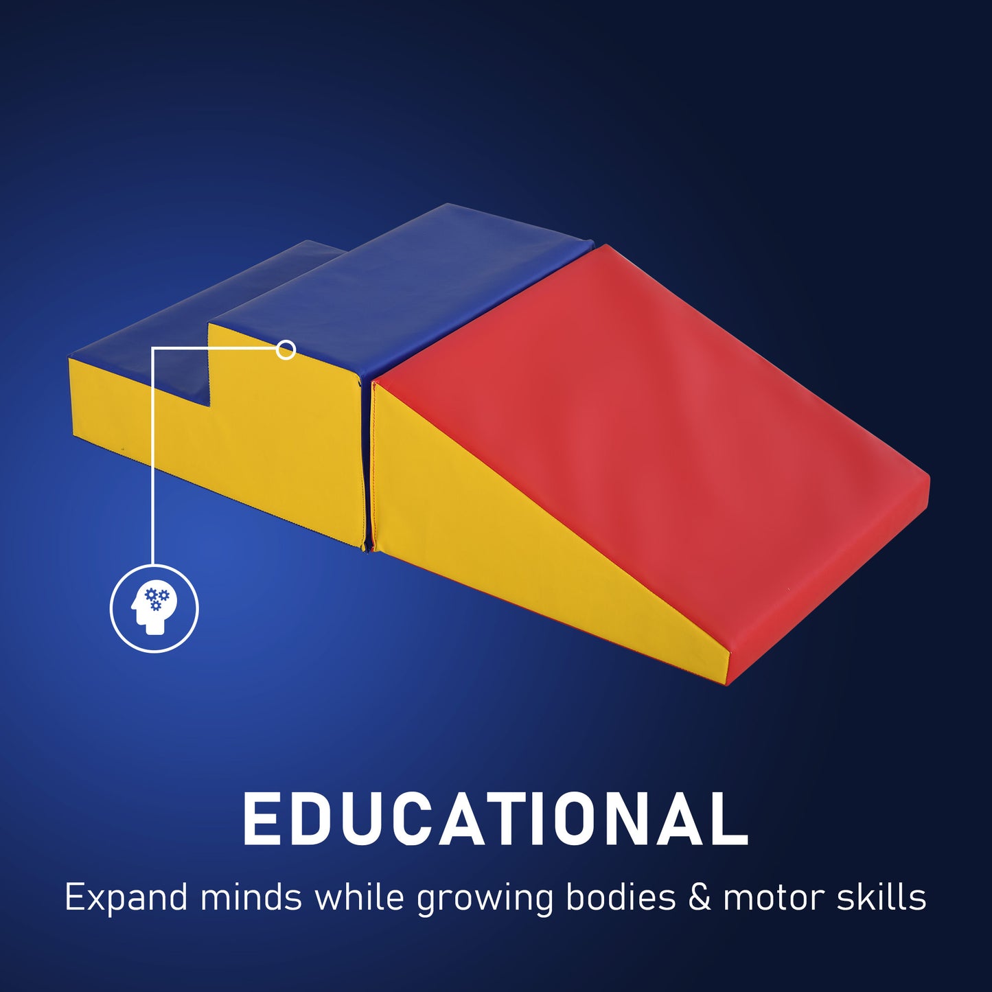 Climb & Crawl Foam Playset For Toddlers, 2 Piece, Soft Preschool Learning Toys