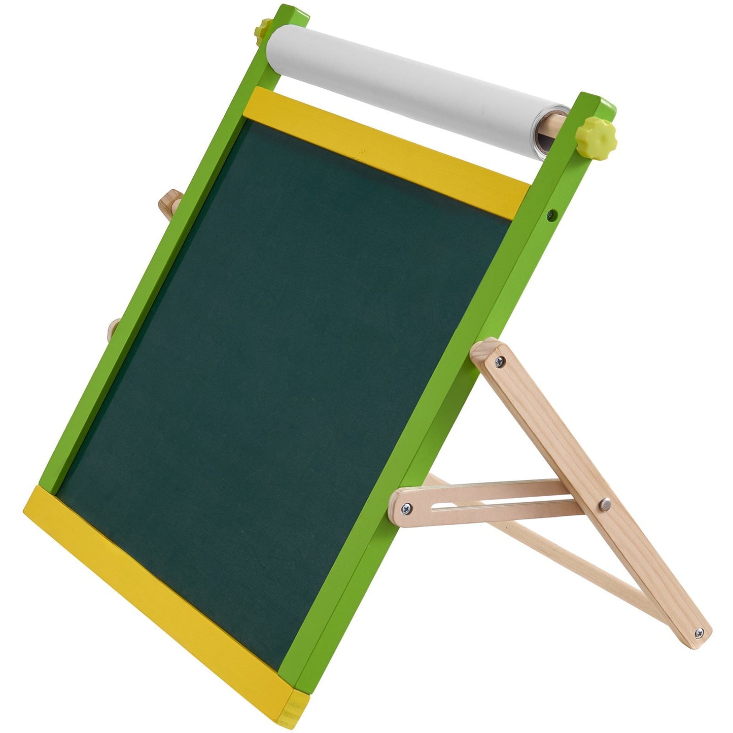 Christmas Gift VEVOR 3-in-1 Tabletop Kids Art Easel Double-Sided Magnetic Whiteboard Chalkboard