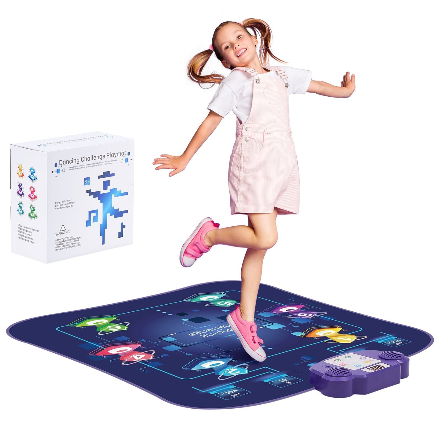 VEVOR Dance Mat For Kids Dance Pad Toy With Wireless Bluetooth Gift For 3 Girls