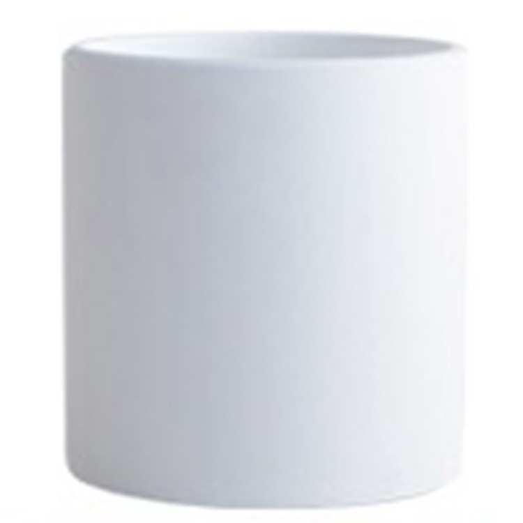 Nordic Industrial Style Colorful Ceramic Flowerpot Succulent Planter Green Plants Cylindrical Shape Flower Pot With Hole Tray - Image 5