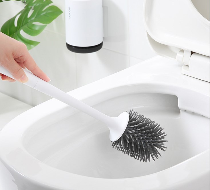 Non-stick Hair Soft Plastic Brush Head Toilet - Image 6